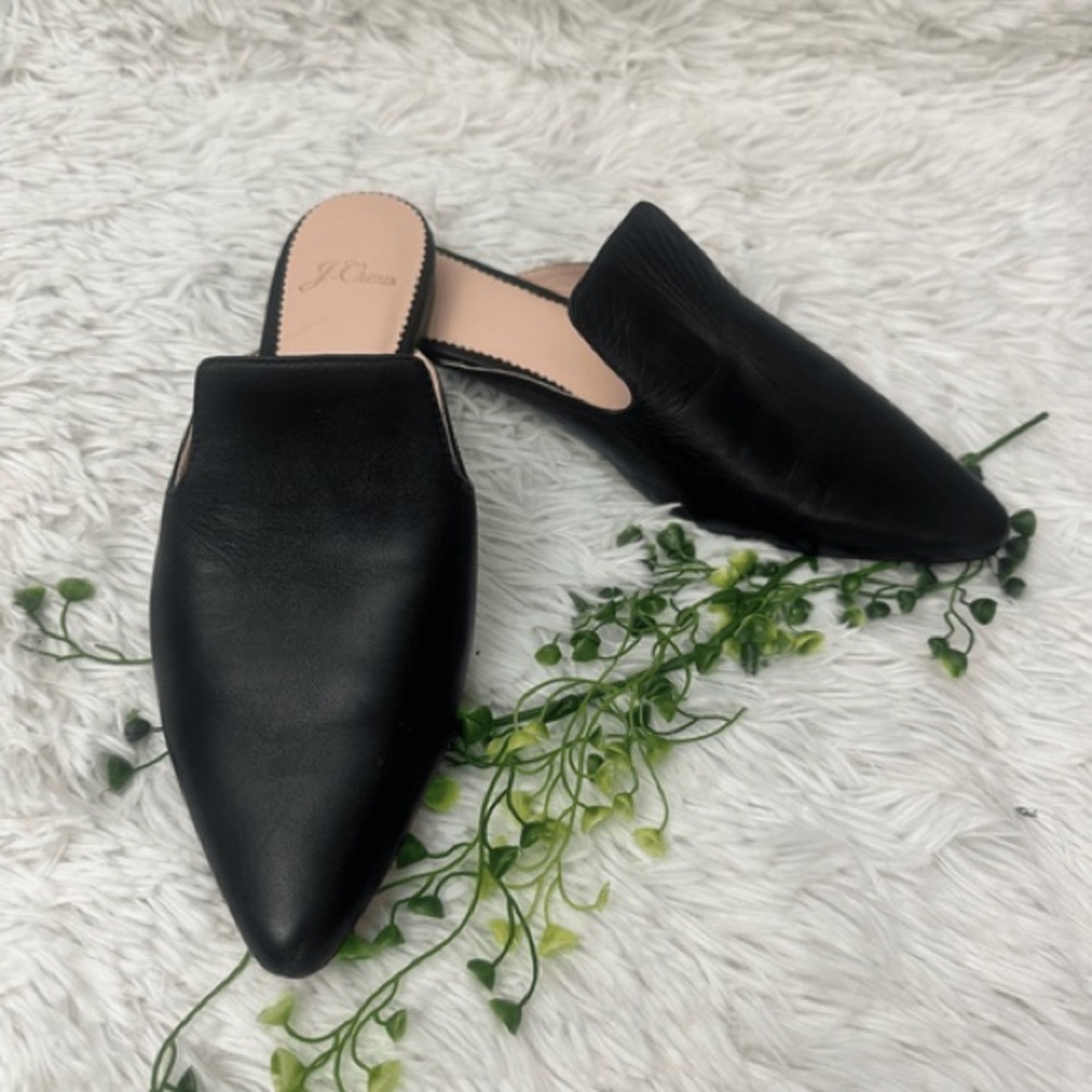J.Crew Leather Mules